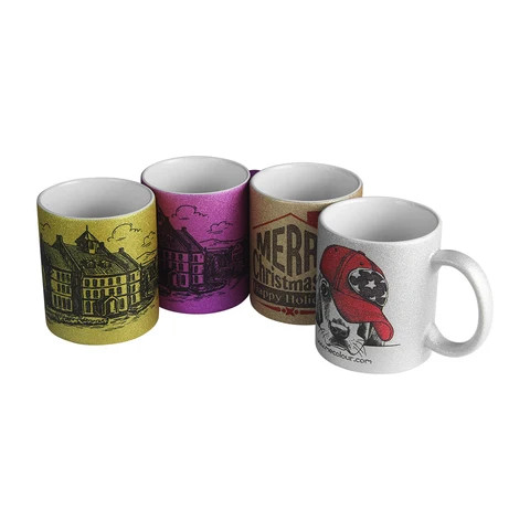 China Manufacture Supplier Customized Coffee Mug Blanks for printing,11oz Sublimation Glitter Mugs