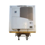 China professional manufacture 13m refrigerated truck aluminum tank semi-trailer