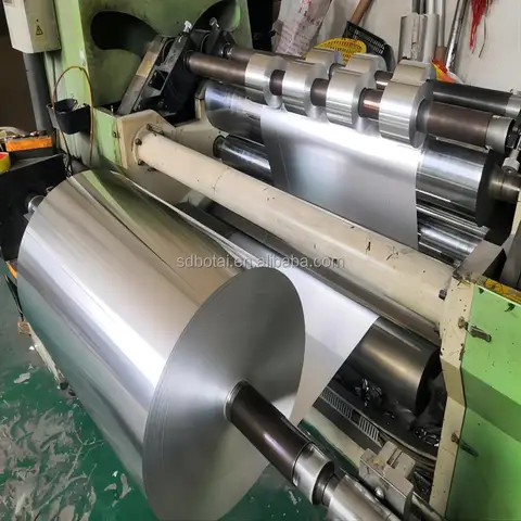 China Supplier Aluminium Foil Jumbo Roll 8011 Type 10 Micron 12 Micron Thickness 300mm 280mm Width Aluminum Foil Jumbo Roll