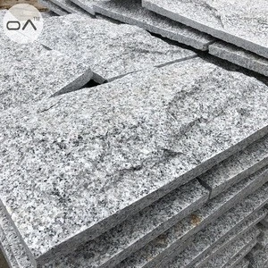 Chinese G603 Light Grey Granite Mushroom for Wall Exterior Decorative Granite Stone