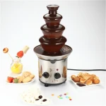 Chocolate fire boiler buffet 3 floors 4 floors Chocolate melting fountain machine