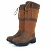 Classic Waterproof Genuine Leather with Breathable Membrane Women Country Boots Barn Boots Horse Riding Boots