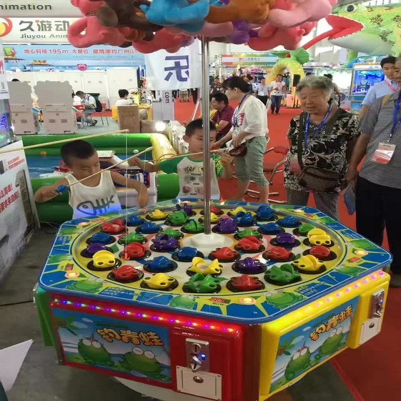 Buy Coin Operated Game Machine Arcade Catch Frogs Fishing Coin Pusher 1 ...