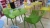 Import Colorful Wooden Leg  Plastic Dining Table Set Restaurant Table Set Table Chair Set from China