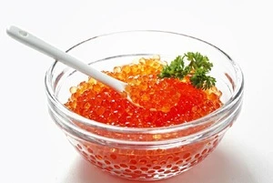 colourful high quality fish roe