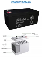 Computer Maintenance Free sealed 12 volt lead-acid battery 12v 250ah 20hr exid ups rechargeable agm batteries