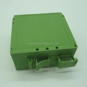 Connector green plastic PCB electronic instrument enclosure