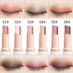 Cool Betty Eyeshadow Stick Stereo High Light Double Color Eye Shadow Cream Pen Lasting Waterproof Eye Makeup Cosmetics Tool