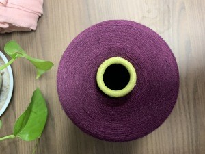 Core-spun yarn Viscose/PBT 72/28