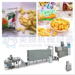 Corn puff small snack pellets food extruder/making machine