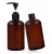 Import Cosmetic Shampoo PET Plastic Bottle 100ml 150ml 200ml 300ml 400ml 500ml cream pump bottle 500ml from China
