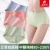 Import Cotton needle drawing large size medium waist underwear panties cotton women from China