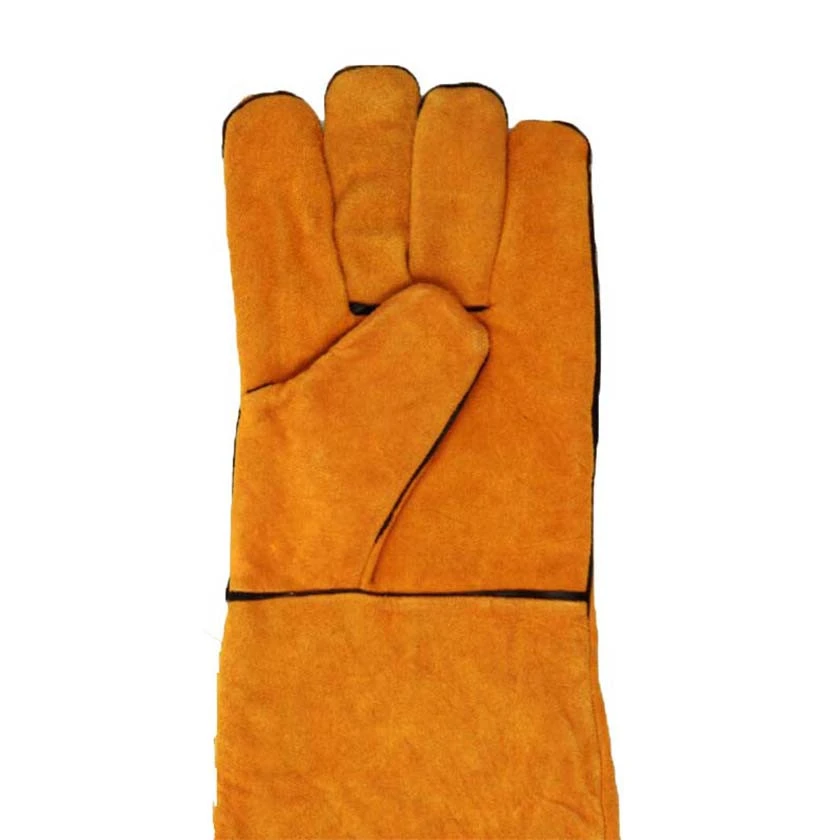 Cowhide anti-high temperature Labor Insurance Welding Gloves  wear-resistant and heat-insulating welder gloves