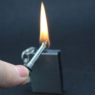 Creative custom stainless steel waterproof million matches square lighter wholesale Z0204