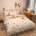Custom bedding queen quilt cover full size bedding set 4 piece with fashion bed quilt cover
