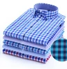 custom causal design cotton plaid mens shirts