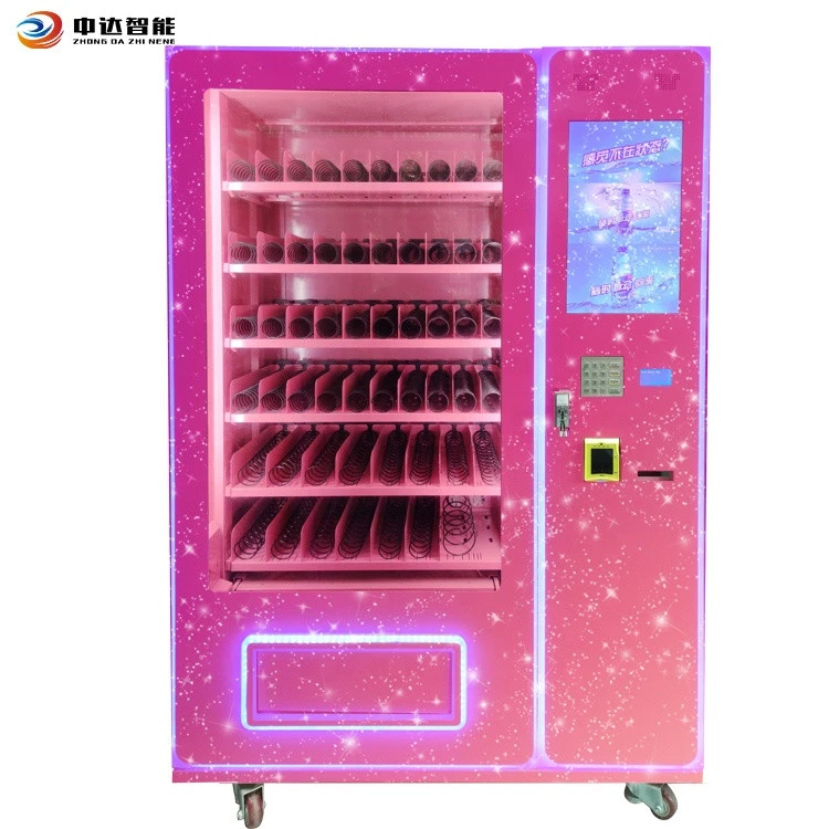 Custom design Pink Lashes Hair Bundles Wigs Vending Machine