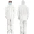 Custom disposable white protective  coverall isolation gowns