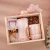 Import Custom  Europe Style Wedding  Wooden Gift  Box  Creative   Acrylic Sliding  Lid Wooden Cup Box from China