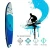 Custom inflatable air stand up kayak surfing board