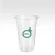 Custom Logo Printing Eco Friendly Compostable Clear Pet Cold Drink Cup Disposable Biodegradable PLA Cups Plastic