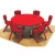 Import Custom made cheap modern kids plastic furniture table chair sets from China