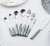 Import Custom Made Luxury Mirror Polished Flatware Set With Porcelain Marble Handle 20 Pieces Cutlery Set For Wedding Gift from China