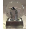 custom made resin souvenir glass polyresin snow globe aviation souvenir