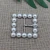 Import Custom new fashion design alloy metal pearl tri-glide buckle,heart shape woman belt buckle from China