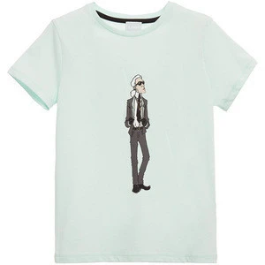 Custom printed 180Gsm t-shirt latest style made comfortable fancy design t shirt