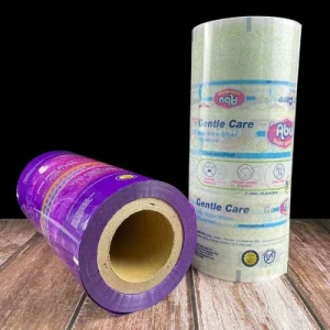 Custom Printed Food Packaging Roll Film Laminated Plastic Flexible Packaging Roll Automatic Plastic Film Pouch Roll
