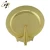 Import Custom promotional home decor gold plated round shape metal souvenir plate from China