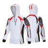 Custom quick dry cycling jackets hoodies jersey  breathable long sleeve tournament sublimation fishing jersey for man