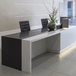 custom size small salon reception desk