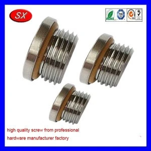 custom stainless steel Magnetic oil Drain Plug