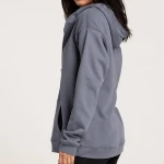 Custom Womens Oversize Zipper Style Pullover Hoodie Regular Sleeve 100% Cotton Comfortable Fabric From BD Supplier