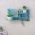 Import Customizable Wall-Mounted Rustic Vintage Wooden Tiered Accent Display Shelf w/ 3 Key Hooks for Entryway from China