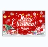Customization 3x5 Ft Merry Christmas Flag Santa Xmas Red Flags for New Year Holiday Indoor Outdoor Decorations