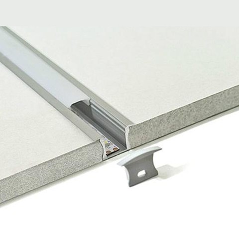 Customized 2m Waterproof Underground Floor Recessed Accessories Extruded Led Aluminum Profile