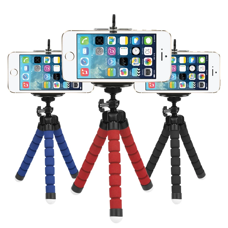 Customized flexible tripod selfie stick phone holder octopuses with factory price
