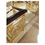 Customized Foshan metal laser cutting ASTM 304 stainless steel balustrades &amp; handrails