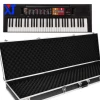 Customized Size Durable Storage  Aluminum Music Instrument Keyboard  Case with Foam