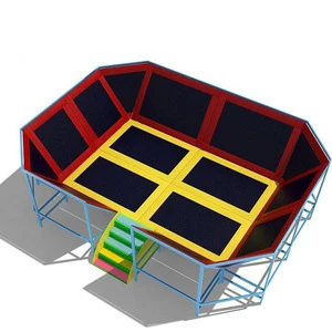 Customized size safety kids indoor jumping trampoline