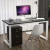 Import Customized Size Simple Style Detachable Solid Wood Office Table Wood Computer Desk from China