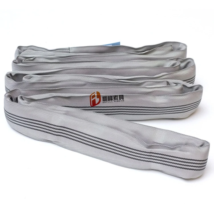 Customized soft round polyester slings for hoist