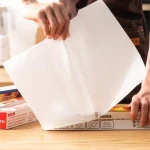 Customized White Silicone Parchment Baking Paper Easy Cut Grease Proof for Food Double-Coated Virgin Wood Pulp Industrial Use