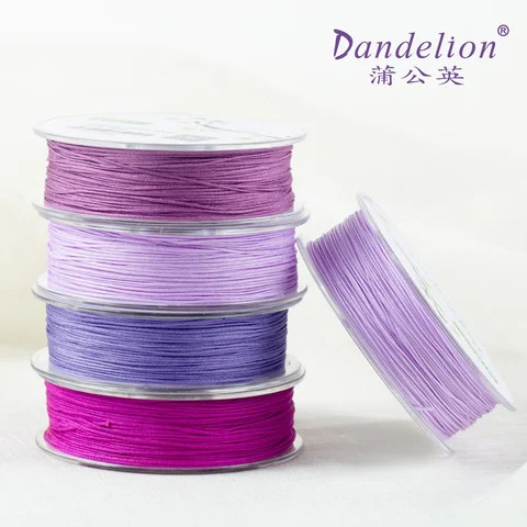 Dandelion C1 0.5&0.9mm 061#~120# Color Jewelry Cord Nylon Cord Jewelry Accessories Bracelet and Necklace Material 120 Colors