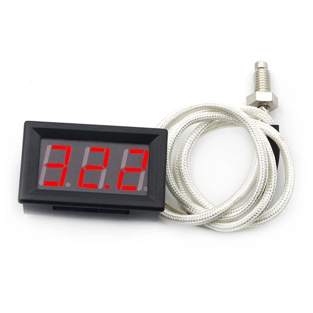 DC 12V Digital display high temperature thermometer K type thermocouple industrial digital thermometer -30~800 degrees XH-B310