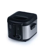 Deep-fried fryer with a heater at the bottom of a 3.0-liter detachable fryer