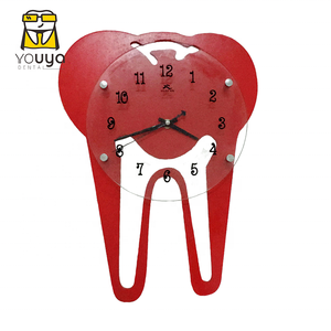 Dental Tooth Shape Wall Clock, Tooth Clock For Dental Clinic